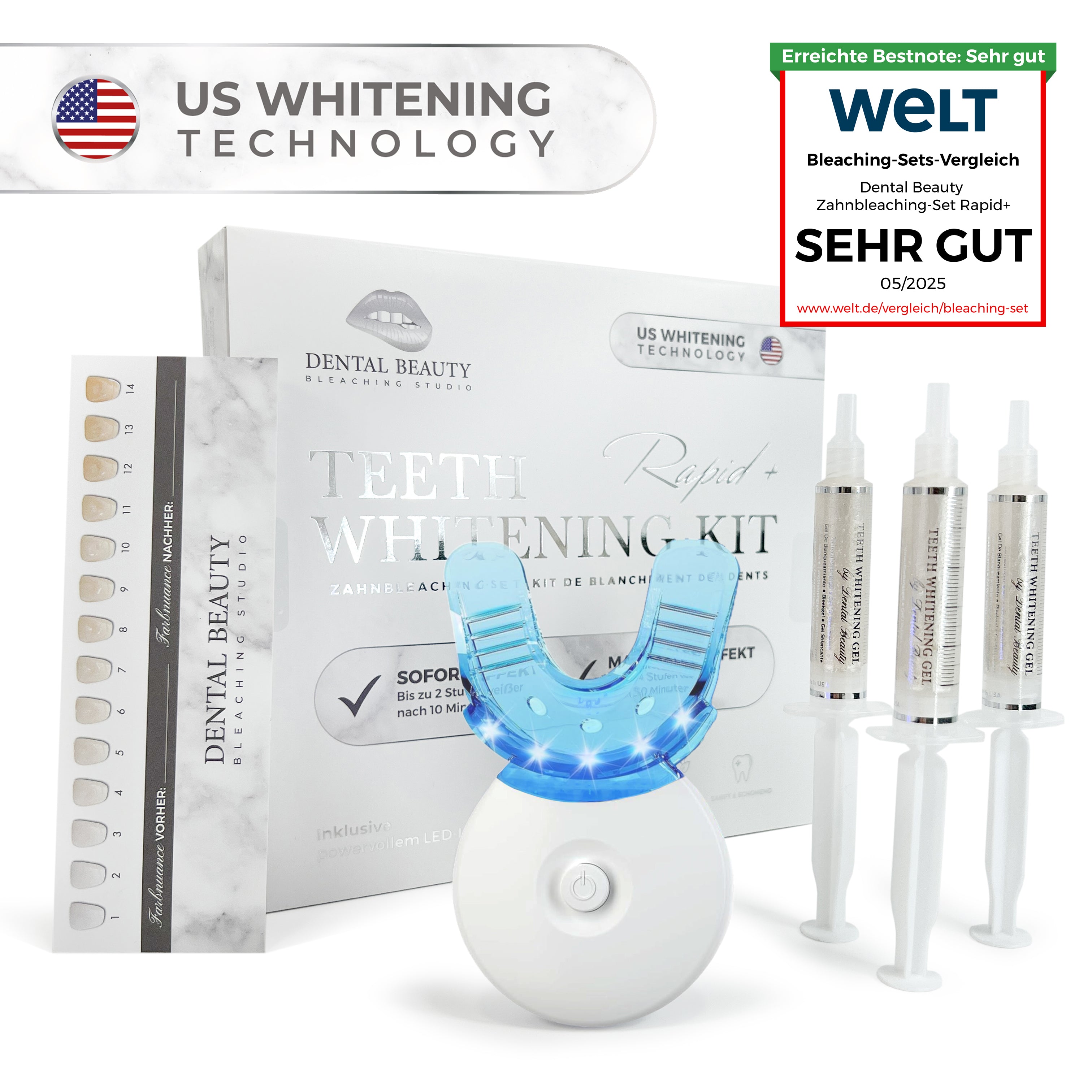 Zahnbleaching-Set Rapid+ Dental Beauty - Teeth Whitening Kit