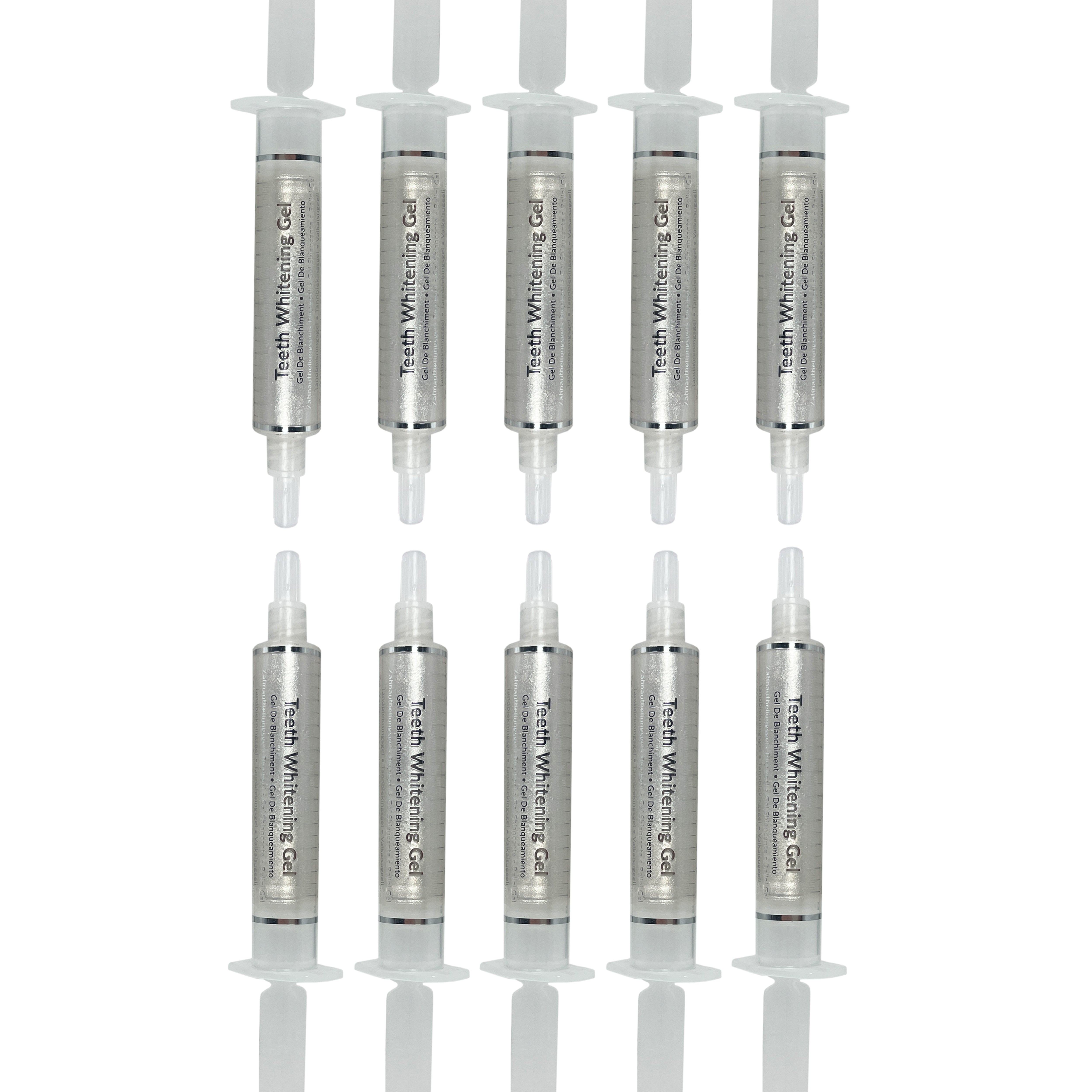 Zahnbleaching Gel - 10er Pack - 100ml - Bleaching Gel - Zahnaufhellung Gel