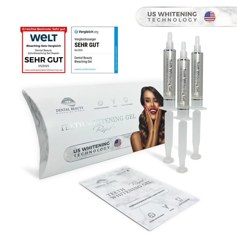 Zahnbleaching Gel REFILL- 3er Pack - Bleaching Gel - Zahnaufhellung Gel