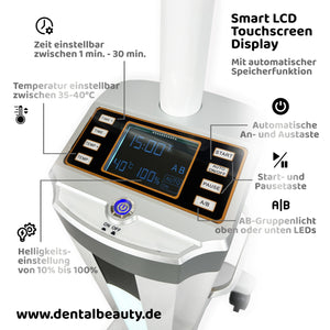 Lámpara LED para blanqueamiento dental de 60 vatios. Lámpara blanqueadora. Dispositivo blanqueador dental.