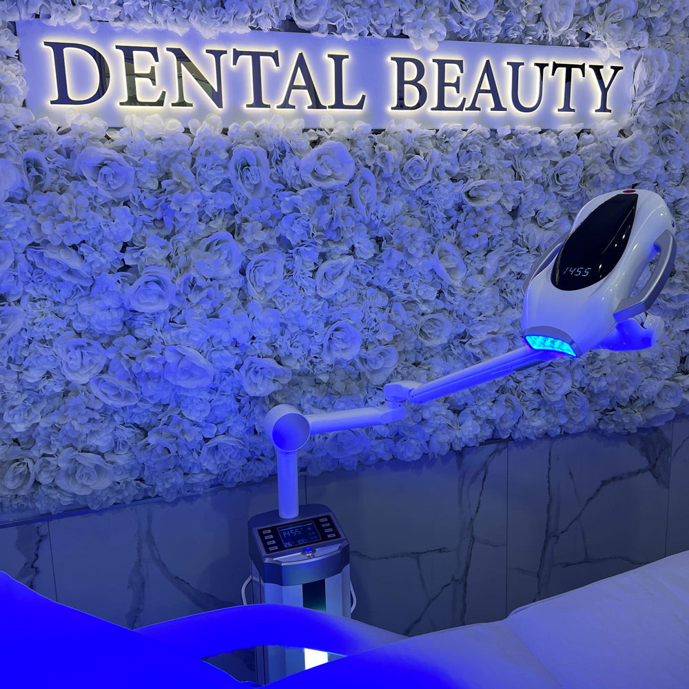 Lámpara LED para blanqueamiento dental de 60 vatios. Lámpara blanqueadora. Dispositivo blanqueador dental.