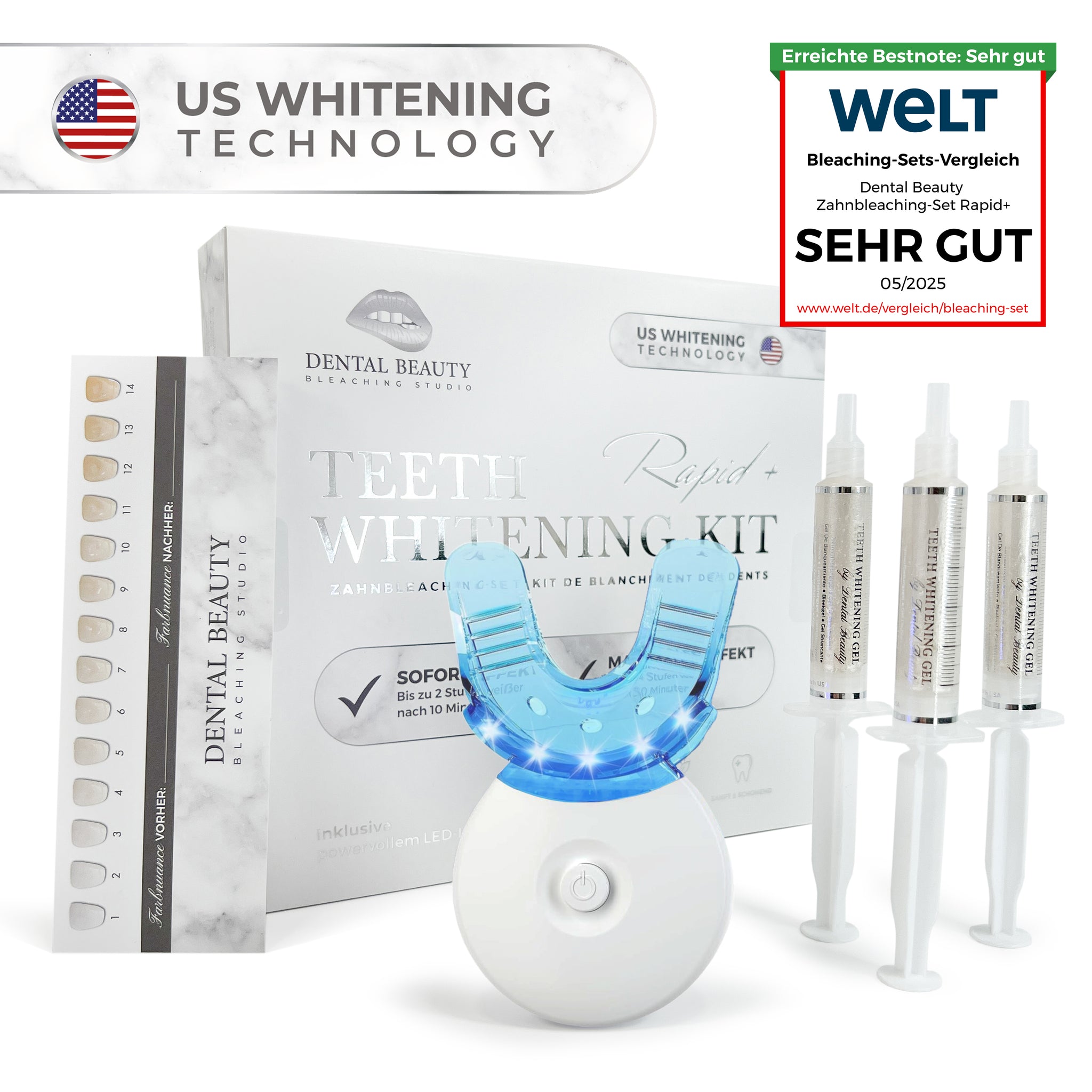 Zahnbleaching-Set Rapid+ Dental Beauty - Teeth Whitening Kit